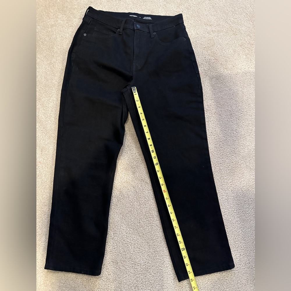 Old navy black straight leg jeans